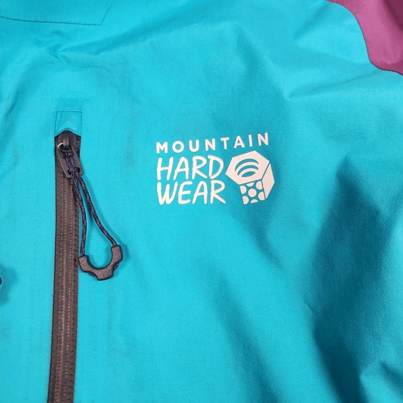 Mountain Hardwear Shell Jacket Mens Medium Exposure/2 Goretex Paclite Full Zip - Picture 6 of 15